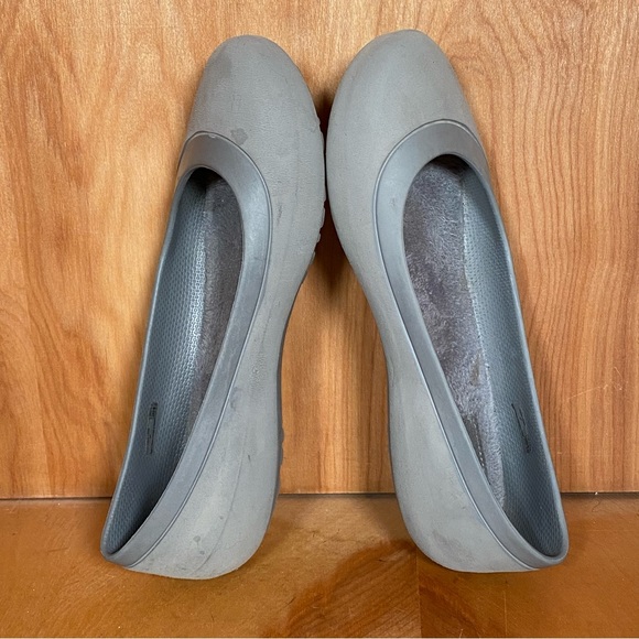 Womens 7 Crocs Mammoth Flats Grey SEF0470 - Picture 6 of 8